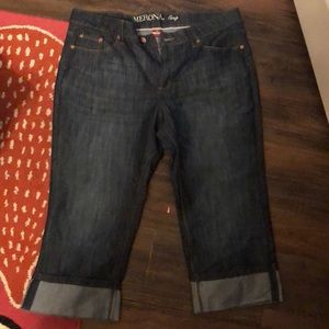 NWOT Merona Crop Jeans. Size 18R